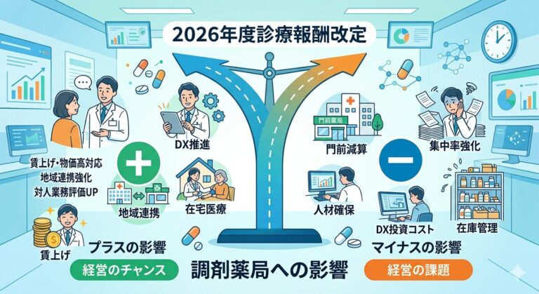 【2026年最新】診療報酬改定と調剤薬局への影響
