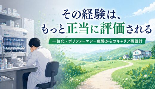 一包化・ポリファーマシーで疲弊する薬剤師へ｜その経験、評価される職場で活かす