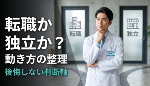 【薬剤師向け】転職と独立のベストな動き方｜後悔しない判断軸