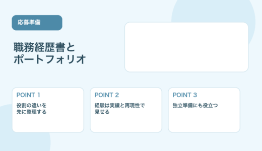 【薬剤師向け】職務経歴書とポートフォリオの作り方｜独立にも転職にも役立つ