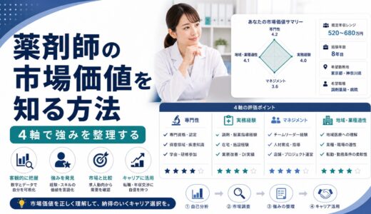 薬剤師が転職前に市場価値を知る方法｜4軸で整理する強みの見つけ方
