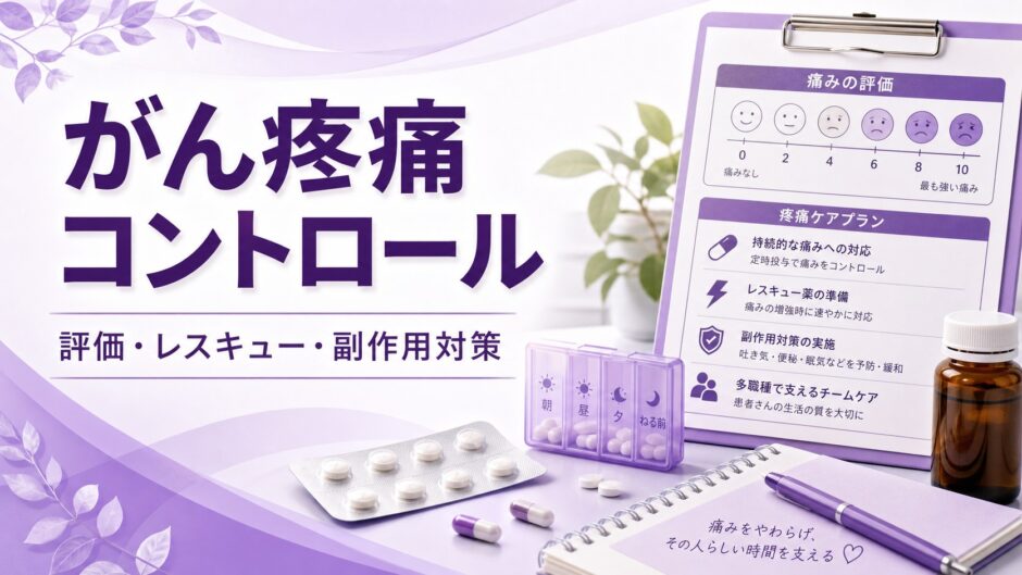 がん疼痛コントロール｜評価・レスキュー・副作用対策