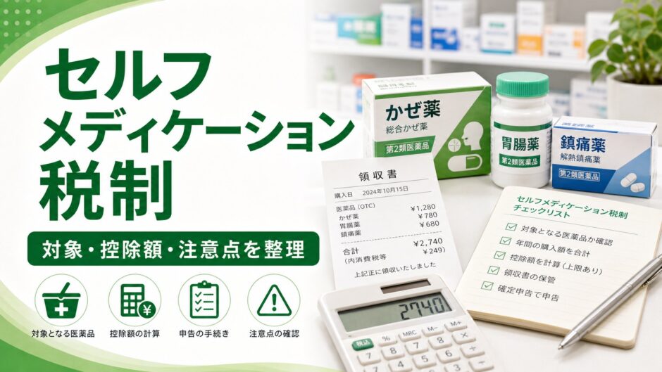 セルフメディケーション税制｜対象・控除額・注意点を整理