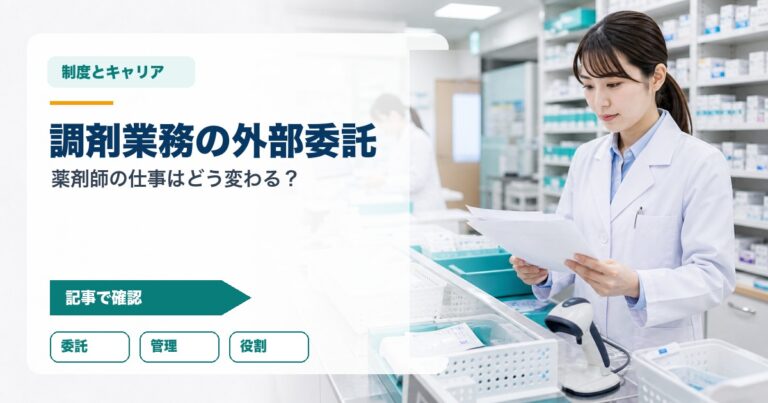 調剤業務の一部外部委託で薬剤師の仕事はどう変わる？厚労省資料から読む実務とキャリア