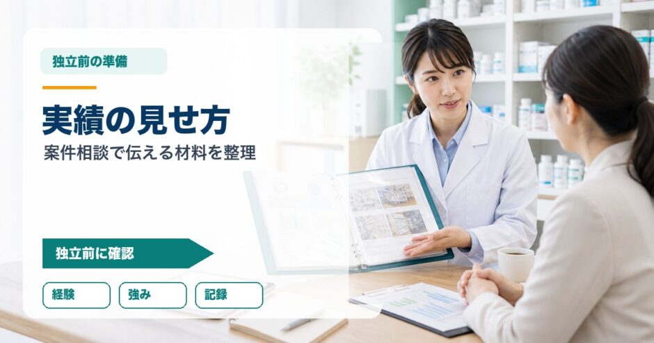 実績の見せ方｜案件相談で伝える材料を整理