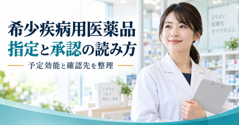 希少疾病用医薬品の指定と承認｜8月24日の11品目と確認ポイント